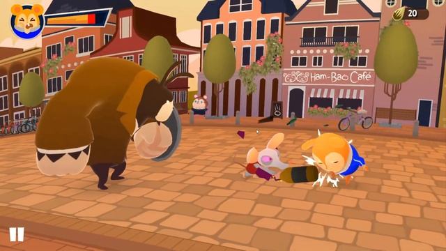 Hamsterdam Gameplay (PC Game) + Final BOSS 1