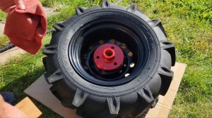 Ставлю новые, шикарные колёса на мотоблок Салют-100. Что из этого вышло?