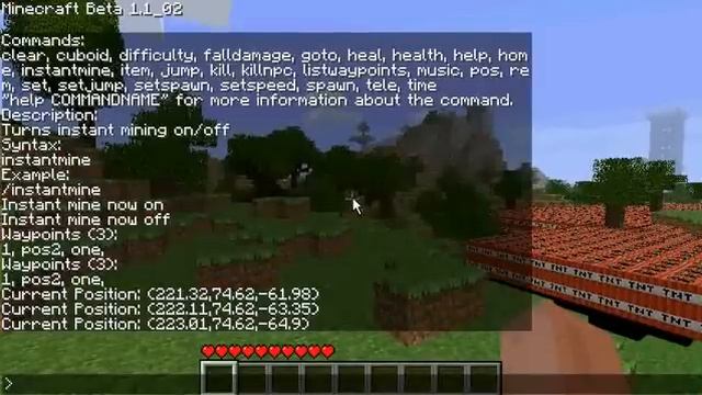 Minecraft Mod: Single Player Commands V1.6 смотреть онлайн