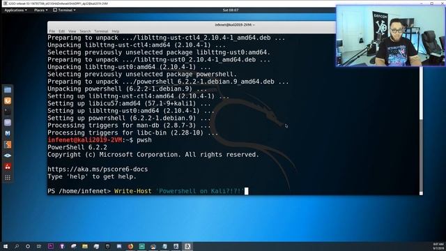How to use Powershell on Kali Linux? смотреть онлайн