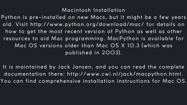 Installation setup for Python knowledge смотреть онлайн