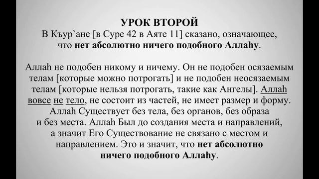 Умар Аш-Шафи'ий - Правильное понимание Аятов. Урок 2 смотреть онлайн