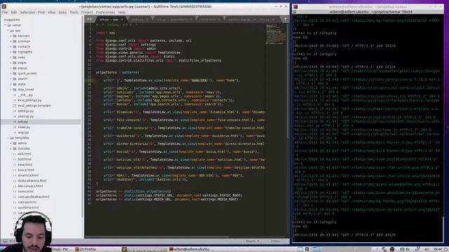 Live - Programação Python/Django (Debug) смотреть онлайн