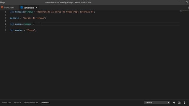 3 Cursos de TypeScript - definición de variables смотреть онлайн