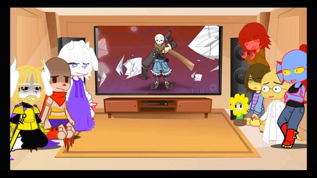 // Undertale React to Sans // Sans Aus // смотреть онлайн