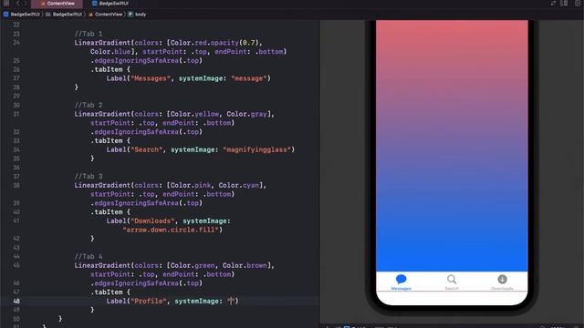 Badge SwiftUI смотреть онлайн