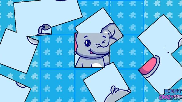 Animals Puzzles | Walkthrough BestCrazyGames смотреть онлайн