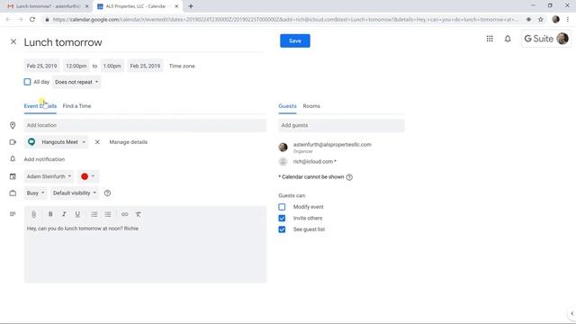 Add Email to Google Calendar - No Extensions смотреть онлайн