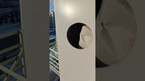 Вывод в откос вентфасада при монтаже бризера