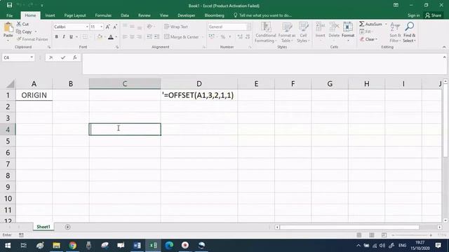 Excel OFFSET Function for Calculating Financial Returns Part 1 смотреть онлайн