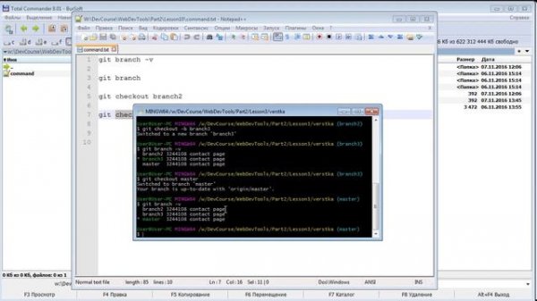 Урок 10 Git и Github Создание веток