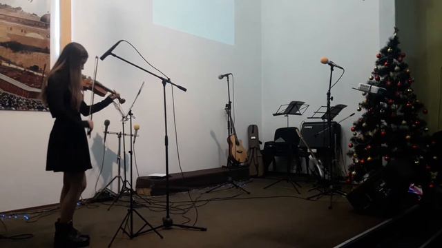Щедрик на скрипці. Carol Of The Bells. Суханова Аліка. 25.12.2018