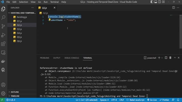 JavaScript Interview Question and answers in Telugu | Variable Hosting Interview Questions in JS смотреть онлайн