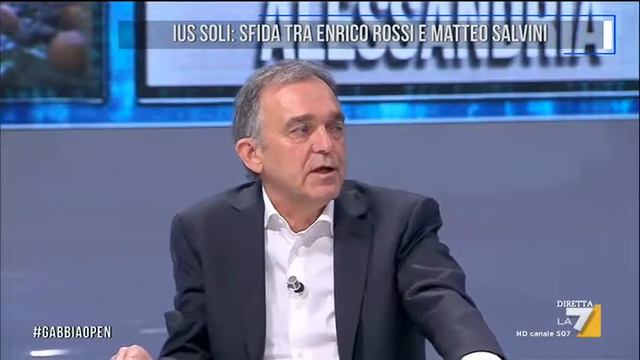 Ius Soli: Enrico Rossi (MDP) vs Matteo Salvini (Lega Nord) смотреть онлайн