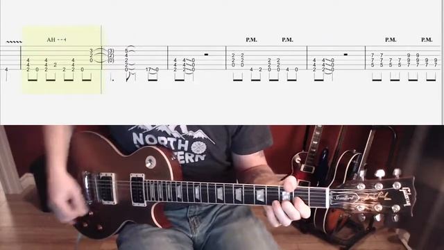 Crazy Train Ozzy Osbourne Cover Guitar Tab Lesson Tutorial смотреть онлайн