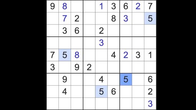 Sudoku solution – New York Times sudoku 5 May 2023 Hard level смотреть онлайн
