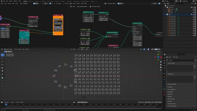 LIVENODING Random Values Into String In Geometry Nodes Using SV смотреть онлайн