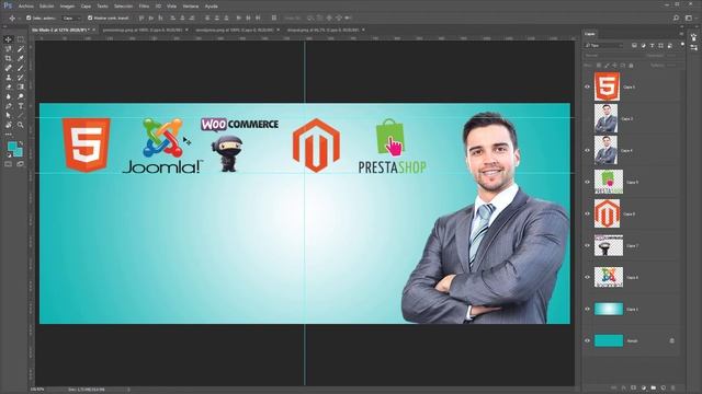 Como hacer un Slider para tu web con Photoshop смотреть онлайн
