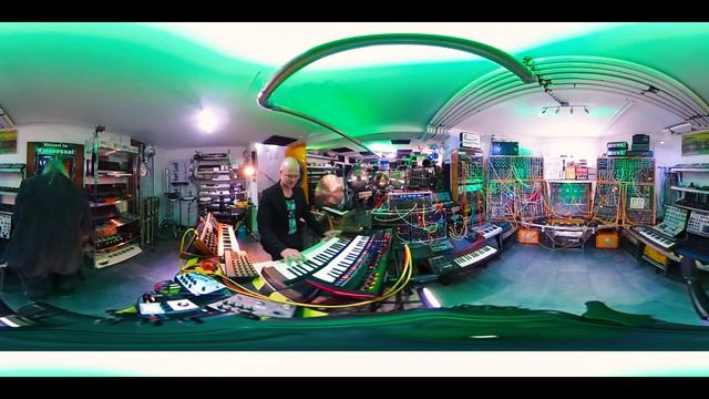 Live Experimental Modular Synthesizer Jam - VR 360° Video смотреть онлайн