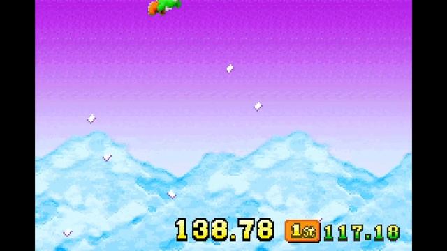 Yoshi Topsy Turvy/Yoshi's Universal Gravitation (ヨッシーの番流印龍) (GBA) - Hidden Goal in Yoshi's Big Jump смотреть онлайн