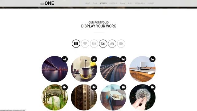 This One - One Page Responsive Wordpress Theme смотреть онлайн