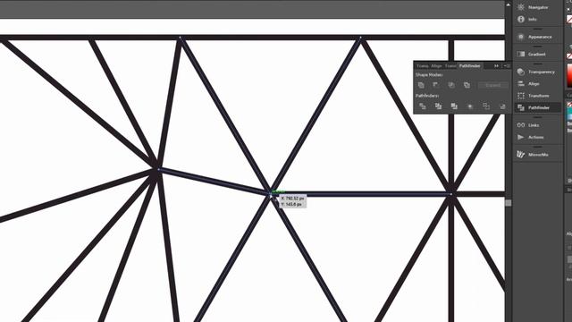 ??? Irregular triangles pattern with dots - Adobe Illustrator tutorial смотреть онлайн