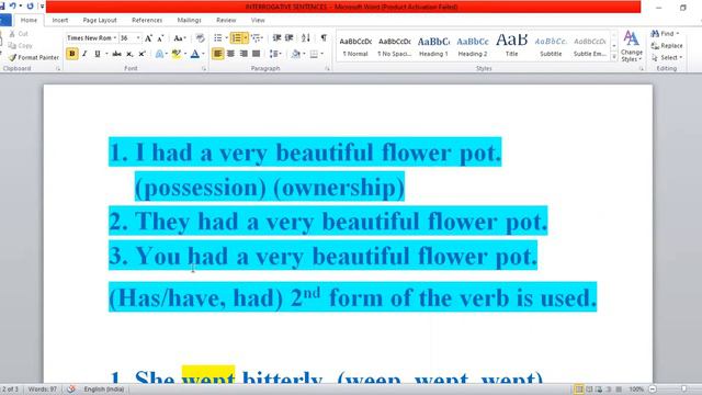 HOW TO MAKE INTERROGATIVE SENTENCES (SIMPLE PAST TENSE) смотреть онлайн