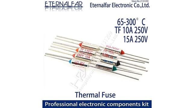 TF тепловой предохранитель RY 10A 15A 250V Температура 65C 85C 100C 105C 100C 120C 130C 152C смотреть онлайн
