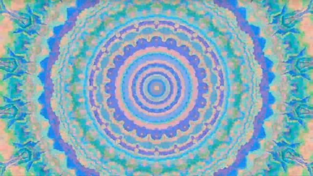 Psychedelic Colorful Groovy Mandala Animation, Ambient Music (epilepsy warning) смотреть онлайн