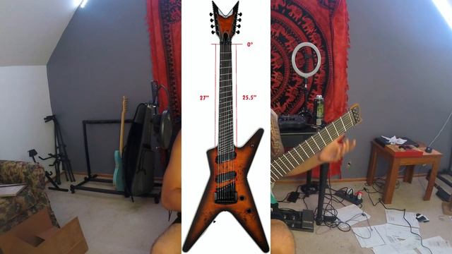 Different Types of Multiscale / Fanned Frets Guitars смотреть онлайн