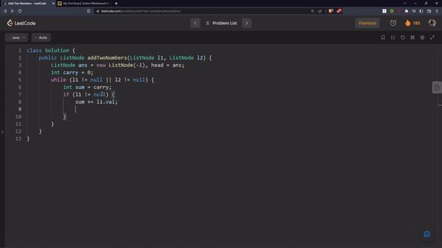 2. Add Two Numbers - JAVA (Linked Lists - Detailed explanation + live coding) смотреть онлайн
