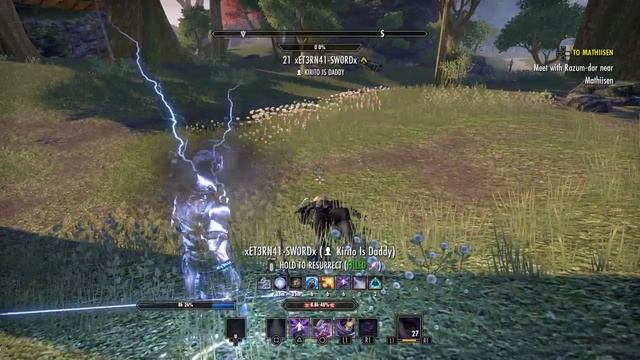 ESO: Low level sorcerer duel смотреть онлайн