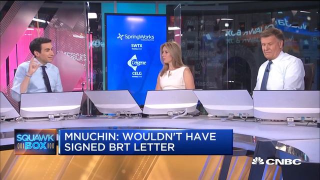 Treasury Secretary Steven Mnuchin weighs in on the role of a corporation смотреть онлайн