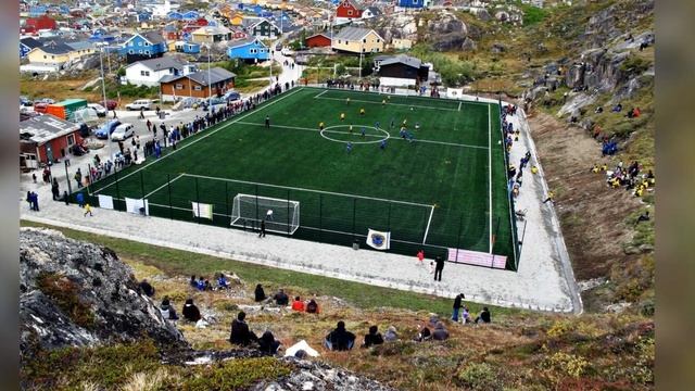 Гренландия. Как местные играют в футбол. смотреть онлайн