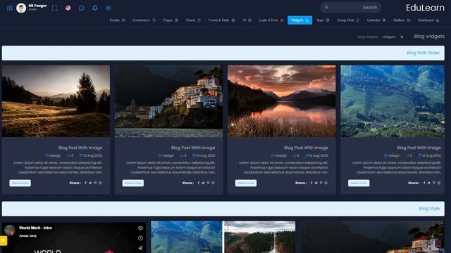 LMS Dashboard UI KIT With Bootstrap 5 Admin Templates – Edulearn смотреть онлайн