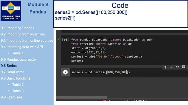 Data Analytics with Python for beginner: Pandas (9/18) смотреть онлайн