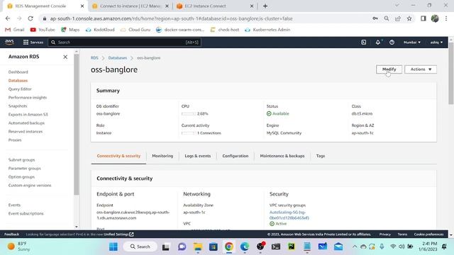 AWS RDS Scaling | Create Multi AZ Standby | Read Replica, | Vertical Scaling смотреть онлайн