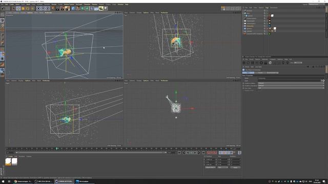 Делаем туманность! Cinema 4D - TurbulenceFD - Octane Render смотреть онлайн