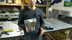 Старт. Адаптер на сендвич трубу. подробное изготовление.