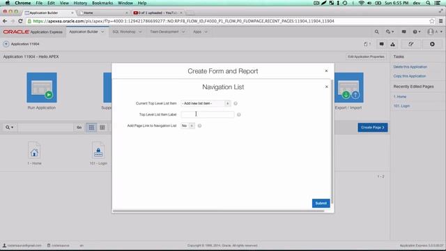 Simple Tasklist Application using Oracle APEX смотреть онлайн