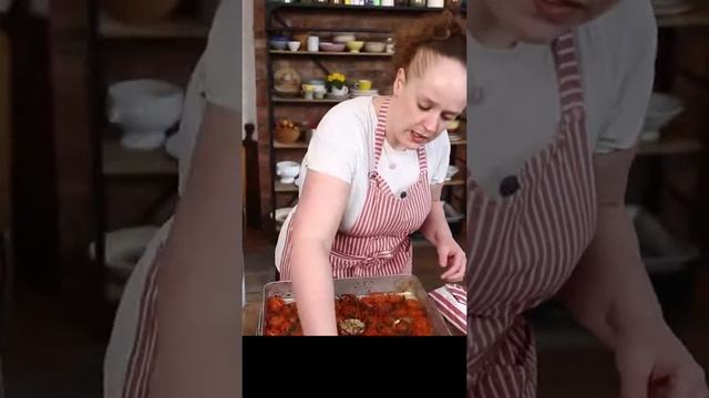 Запеченный томатный суп