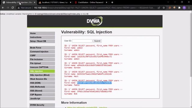 13. DVWA | SQL Injection | Low-Medium-High-Impossible смотреть онлайн