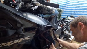 Замена генератора на Honda CBR 1100 XX BlackByrd  Дрозде