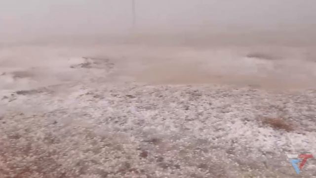 Massive Hailstorm In Saudi Arabia Desert: Hail, Rain, Flood And Ice Storm. Natural Disasters