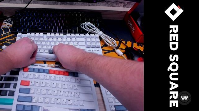 ✅ ОБЗОР КЛАВИАТУРЫ RED SQUARE KEYROX TKL Skeleton White смотреть онлайн