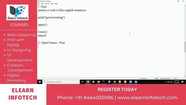 Learn Python Course Online | Python Course Introduction [Python Training in Hyderabad] смотреть онлайн