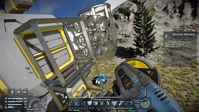 Début du nouveau drone - Space Engineers #7 [FR] смотреть онлайн