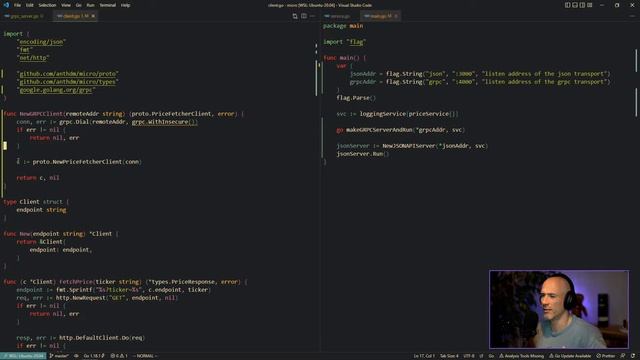 Building a Microservice with Golang and Docker - gRPC Transport смотреть онлайн