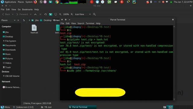 ZIP2JOHN: Extract password-protected ZIP/RAR file using john the ripper [YOTA-BITE] смотреть онлайн