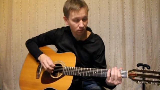 крутой блюз на 12 струнной гитаре смотреть онлайн